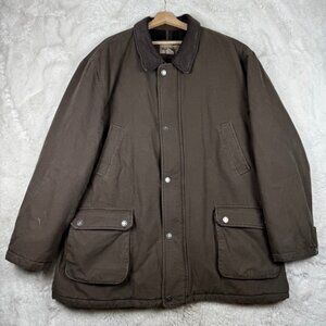 Ruff Hewn Chore Jacket Barn Coat Mens XXL Suede Collar Workwear Fleece Lined